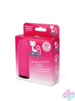Pink vibrating silicone bullet compact clit stimulator by Pink Pussycat