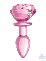 Pink Rose Small Glass Anal Toy - Image 8