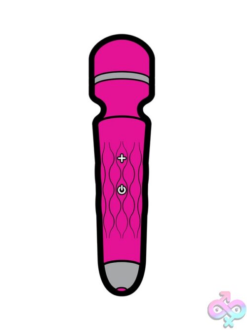 Pink Wand Enamel Lapel Pin - Image 2