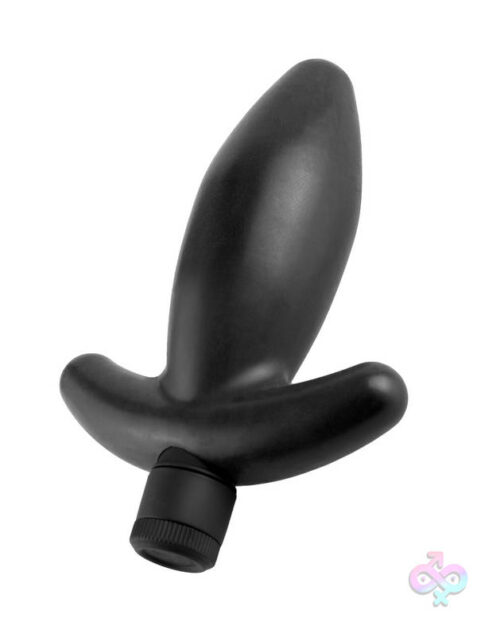 Anal Fantasy Collection Beginners Anal Anchor Black by Pipedream — vibrating anal plug with tapered tip