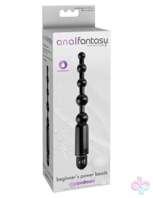 Pipedream Sex Toys - Anal Fantasy Collection Beginners Power Beads - Black
