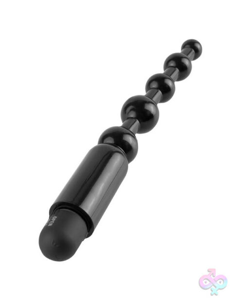 Anal Fantasy Collection Beginners Power Beads black vibrating waterproof by Pipedream