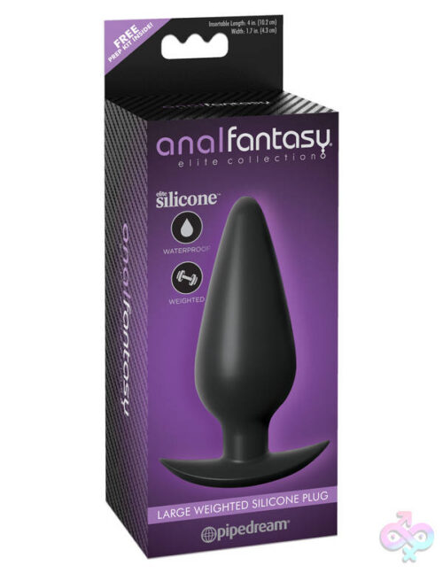Pipedream Sex Toys - Anal Fantasy Elite Large Weighted Silicone Plug