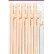 Pipedream Sex Toys - Bachelorette Party Favors 10 Dicky Sipping Straws - Light