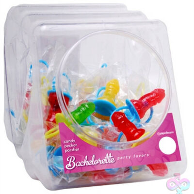 Favors Candy Bachelorette Party Pecker Pacifier 48-Piece Display by Pipedream