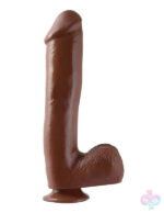 Pipedream Sex Toys - Basix Rubber Works - 10 Inch Dong With Suction Cup - Brown