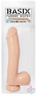 Pipedream Sex Toys - Basix Rubber Works - 10 Inch Dong With Suction Cup - Flesh
