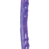 Pipedream Sex Toys - Basix Rubber Works 16 Inch Double Dong - Purple