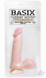 Pipedream Sex Toys - Basix Rubber Works - 6 Inch Dong With Suction Cup - Flesh