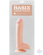 Pipedream Sex Toys - Basix Rubber Works 8 Inch Dong With Suction Cup -  Flesh