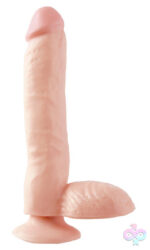 Pipedream Sex Toys - Basix Rubber Works 9 Inch Dong With Suction Cup - Flesh