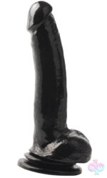 Pipedream Sex Toys - Basix Rubber Works 9 Inch Suction Cup Dong - Black