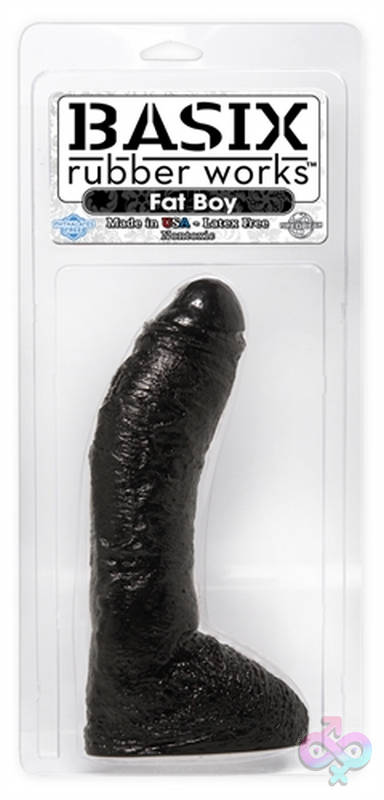 Basix Rubber Works - Fat Boy - Black Pipedream Sex Toys - Basix Rubber Works - Fat Boy - Black