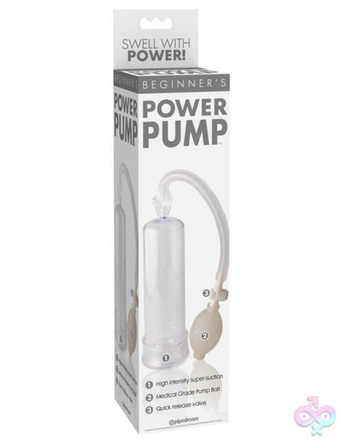 Pipedream Sex Toys - Beginners Power Pump - Clear