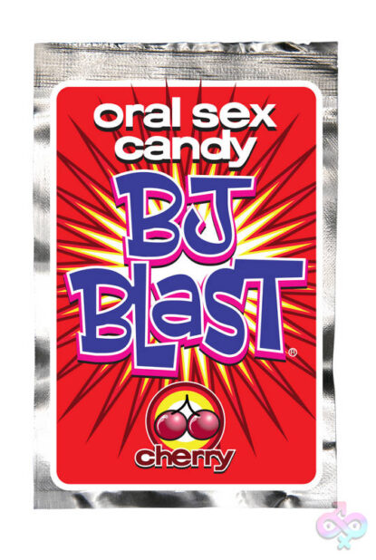 BJ Blast Cherry Oral Sex Candy by Pipedream — fizzing popping adult candy packet