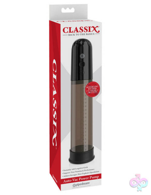 Pipedream Sex Toys - Classix Auto-Vac Power Pump - Black