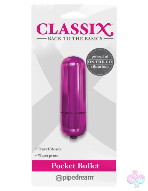 Pipedream Sex Toys - Classix Pocket Bullet - Pink