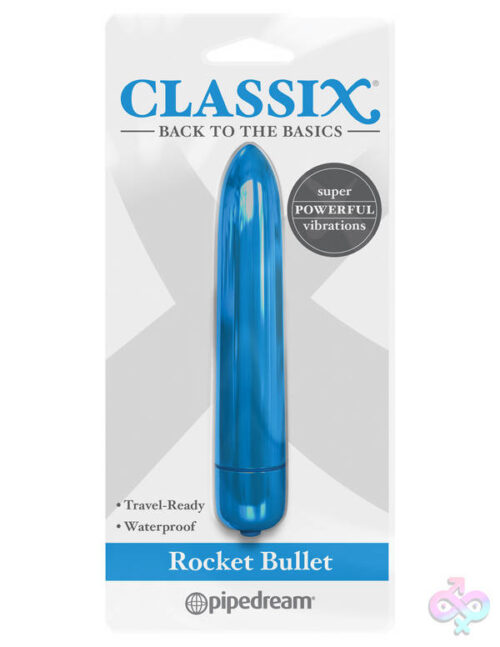 Pipedream Sex Toys - Classix Rocket Bullet - Blue