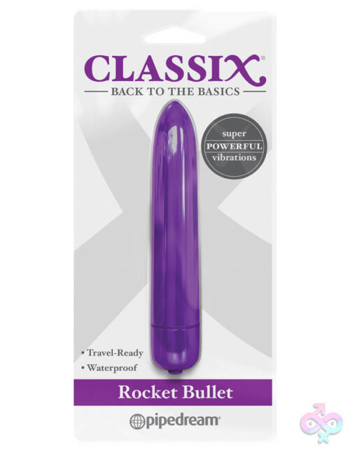 Pipedream Sex Toys - Classix Rocket Bullet - Purple