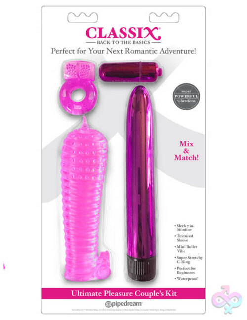 Pipedream Sex Toys - Classix Ultimate Pleasure Couples Kit - Pink