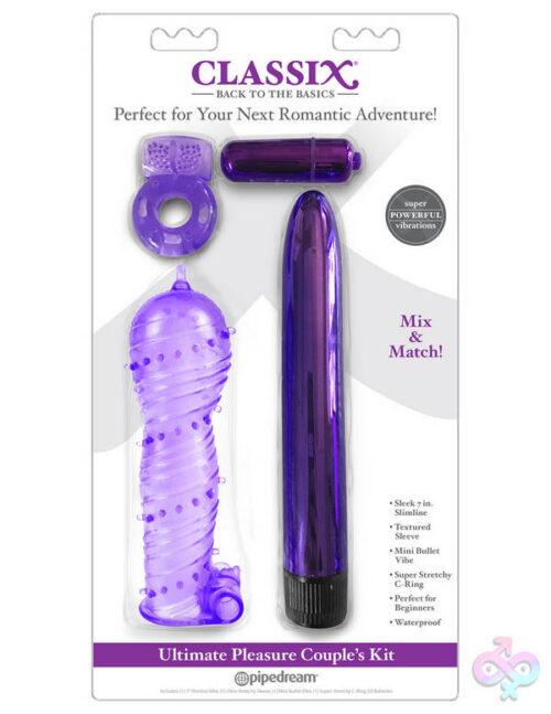 Pipedream Sex Toys - Classix Ultimate Pleasure Couples Kit - Purple