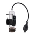Classix Vibrating Power Pump by Pipedream in black — multi-speed rechargeable penis pump