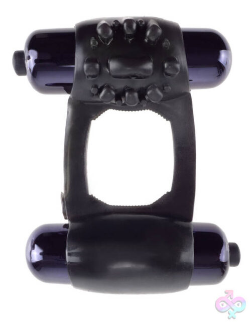 Pipedream Sex Toys - Fantasy C-Ringz Duo-Vibrating Super Ring Black