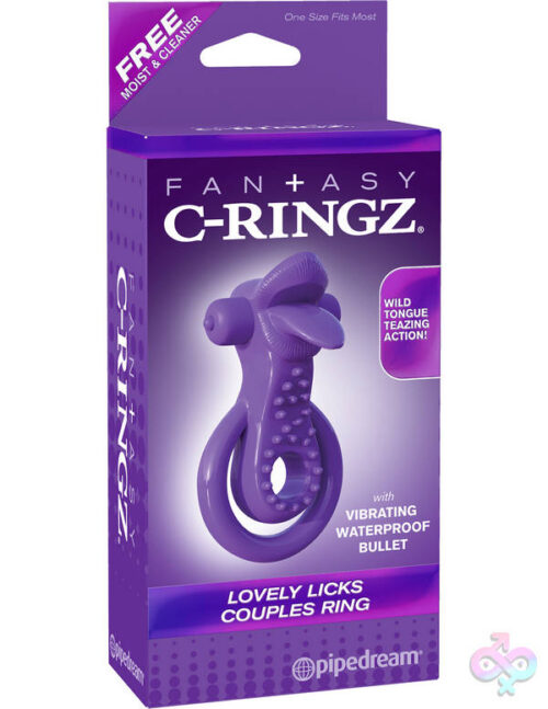 Pipedream Sex Toys - Fantasy C-Ringz  Lovery Licks Couple Ring