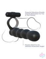 Pipedream Sex Toys - Fantasy C-Ringz Posable Partner Double Penetrator - Black