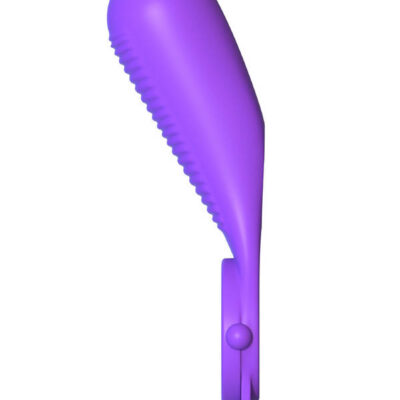 Fantasy C Ringz Ride N Glide Couples Ring in purple silicone by Pipedream