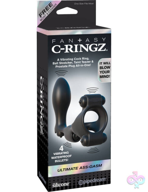 Pipedream Sex Toys - Fantasy C-Ringz Ultimate Ass Gasm - Black