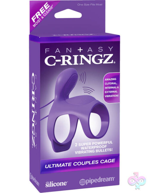 Pipedream Sex Toys - Fantasy C-Ringz Ultimate Couples Cage - Purple
