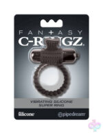 Pipedream Sex Toys - Fantasy C-Ringz Vibrating Silicone Super Ring  Black