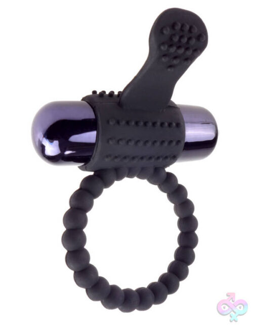 Pipedream Sex Toys - Fantasy C-Ringz Vibrating Silicone Super Ring  Black