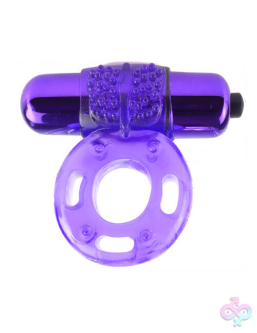 Pipedream Sex Toys - Fantasy C-Ringz Vibrating Super Ring Purple