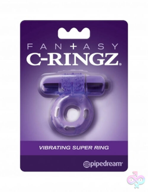 Pipedream Sex Toys - Fantasy C-Ringz Vibrating Super Ring Purple