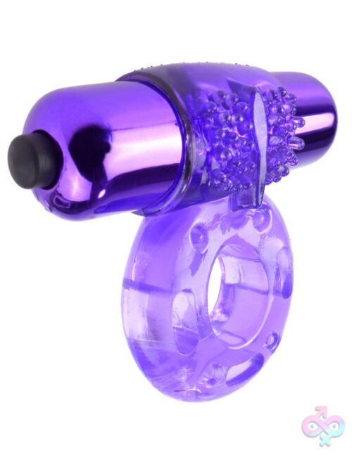 Pipedream Sex Toys - Fantasy C-Ringz Vibrating Super Ring Purple