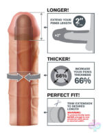 Pipedream Sex Toys - Fantasy X-Tension Mega 2-Inch Extension - Flesh