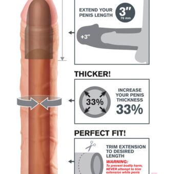 Pipedream Sex Toys - Fantasy X-Tension Perfect 3-Inch Extension