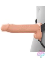 Fantasy X-Tensions Elite 8" Vibrating Hollow Silicone Strap-on - Image 3