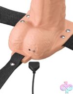 Fantasy X-Tensions Elite 8" Vibrating Hollow Silicone Strap-on - Image 4