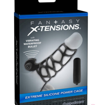 Pipedream Sex Toys - Fantasy X-Tensions Extreme Silicone Power Cage - Black
