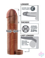 Pipedream Sex Toys - Fantasy X-Tensions Perfect 2-Inch Extension With Ball Strap - Brown
