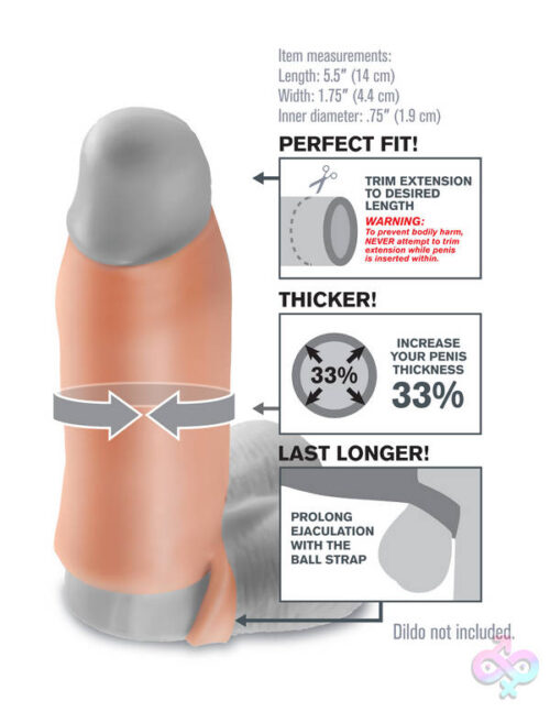 Pipedream Sex Toys - Fantasy X-Tensions Real Feel Enhancer - Flesh