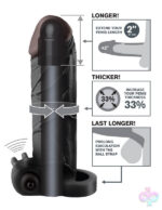 Pipedream Sex Toys - Fantasy X-Tensions Vibrating Real Feel 2-Inch Extension - Black