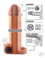 Pipedream Sex Toys - Fantasy X-Tensions Vibrating Real Feel 2-Inch Extension - Flesh