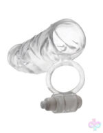 Pipedream Sex Toys - Fantasy X-Tensions Vibrating Super Sleeve - Clear