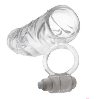 Pipedream Sex Toys - Fantasy X-Tensions Vibrating Super Sleeve - Clear