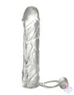Pipedream Sex Toys - Fantasy X-Tensions Vibrating Super Sleeve - Clear