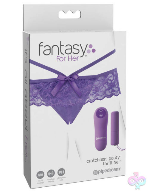 Pipedream Sex Toys - Fantasy for Her Crotchless Panty Thrill-Her